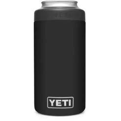 Yeti Rambler 16 Oz Colster Tall Can Insulator -Outdoor Camping Store 191418 New Colster Family Launch 1H 2020 Dealer Images Black Colster Tall Front 2400x400 1