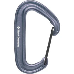 Black Diamond MiniWire Carabiner -Outdoor Camping Store 210235 1003 MINIWIRE CARABINER GRAY 01
