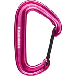 Black Diamond MiniWire Carabiner -Outdoor Camping Store 210235 6015 MINIWIRE CARABINER ULTRA PINK 01