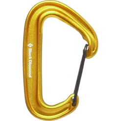 Black Diamond MiniWire Carabiner -Outdoor Camping Store 210235 7003 MINIWIRE CARABINER YELLOW 01