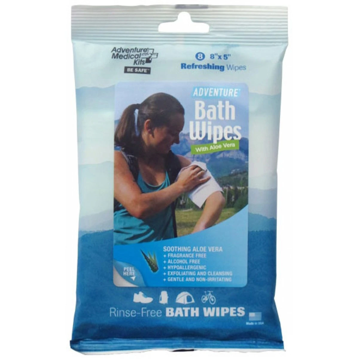 Adventure Medical Kits Adventure Bath Wipes - Travel Size, Pkg./8 1 Adventure Medical Kits Adventure Bath Wipes - Travel Size, Pkg./8