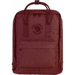 Fjallraven Re-Kanken Backpack 6 Fjallraven Re-Kanken Backpack -Outdoor Camping Store Re Kanken F23548 Ox Red 1