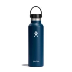Hydro Flask 21 Oz Standard Mouth Water Bottle -Outdoor Camping Store S21SX464 Indigo StraightOn 1