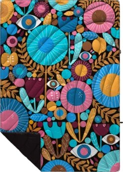 Rumpl Original Puffy Blanket - Printed 1-Person 24 Rumpl Original Puffy Blanket - Printed 1-Person -Outdoor Camping Store TPPB LC1 1 NIGHT GARDEN LISACONGDON