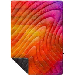 Rumpl Original Puffy Blanket - Printed 1-Person -Outdoor Camping Store TPPB WPF 1 PIXELFETTI WARM OGPUFFY 1P FLATLAY