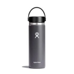 Hydro Flask 20 Oz Wide Mouth Water Bottle 11 Hydro Flask 20 Oz Wide Mouth Water Bottle -Outdoor Camping Store W20BTS010 Stone StraightOn 1