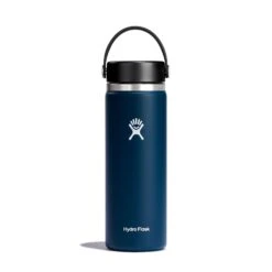 Hydro Flask 20 Oz Wide Mouth Water Bottle 9 Hydro Flask 20 Oz Wide Mouth Water Bottle -Outdoor Camping Store W20BTS464 Indigo StraightOn 1